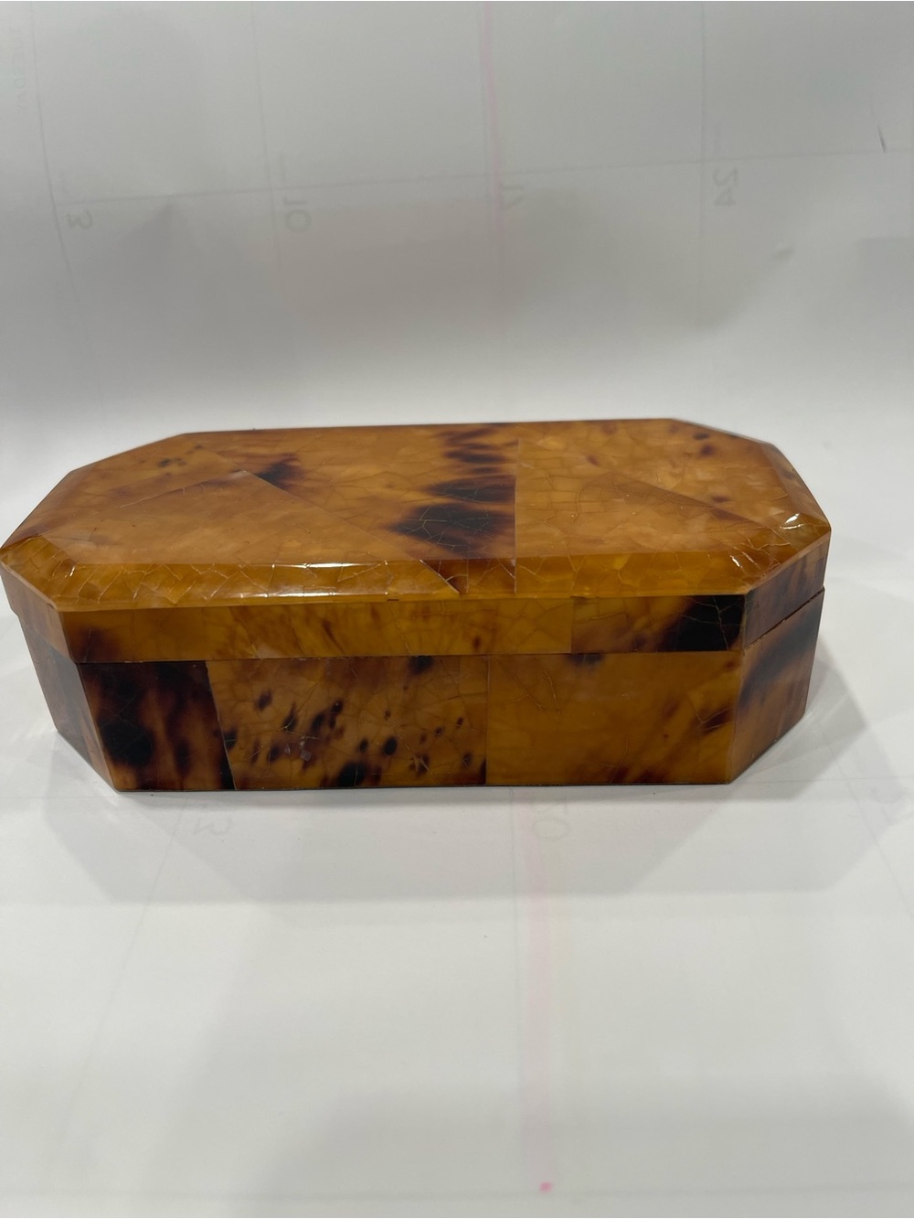Rare handcrafted Italian decorative box designed by Eugenio Tavola for Oggetti